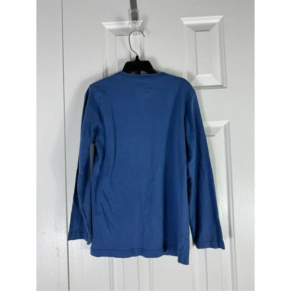 Mini Boden Boys Blue Shirt Size 7/8